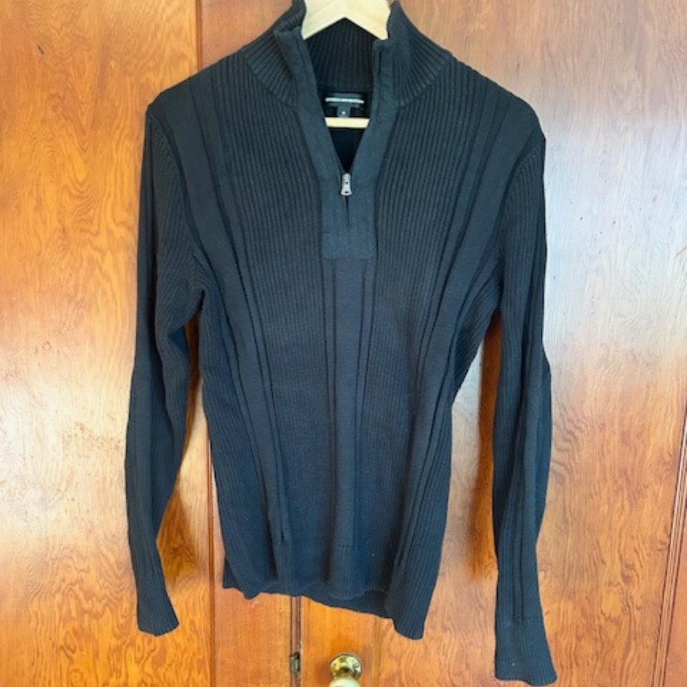 Express Quarter-Zip Ribbed Sweater